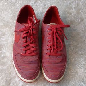 Air Force1 women's lightweight sports red